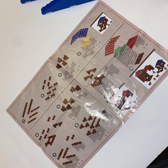 Lincoln Logs Centennial Edition Tin K’NEX Extra Pieces Cowboy Horses Set - Picture 11 of 12